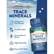 Trace Minerals Supplement | 90 Tablets | Enhanced Mineral Booster | by Nature's Truth
