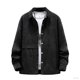 thumbnail image 1 of Blusa y camisa de manga larga con cuello vuelto para hombre, blusa informal de moda con cuello vuelto, camisa, chaqueta con bolsillos, blusa holgada de manga larga con cuello, camisa para hombre, abri, 1 of 8
