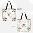 thumbnail image 2 of Pofeuu Mardi Gras Carnival1 Print Tote Bag for Women,Hobo HandBags with Zipper,Large Capacity Casual Shoulder Handbags with Inner Pockets, 2 of 7