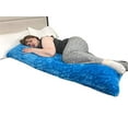 thumbnail image 3 of Quality Plush Body Pillow Cover - Fuzzy Pillowcase Covers fit 54 Inches, 60 Inches, 72 Inches with Zipper Enclosure in Stylish Colors, 3 of 7