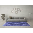 thumbnail image 3 of Ahgly Company Indoor Rectangle Medallion Blue Traditional Area Rugs, 8' x 12', 3 of 4