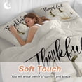 thumbnail image 4 of Thanksgiving Bedding Duvet Cover Set Full Size 4 Pieces Fall Farmhouse Beige Pumpkin Linen Texture Bedding Set with Zipper Closure, 1 Comforter Cover 86x86 Inches 1 Flat Sheet & 2 Pillow Cases, 4 of 7