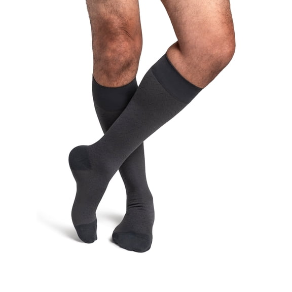 Sigvaris Style 832 Microfiber Patterns Men's Socks 20-30 mmHg
