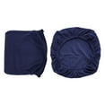 thumbnail image 3 of Funda para silla de comedor, funda trasera elástica, protector de muebles, funda para silla de oficina Azul marino, 3 of 9