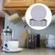thumbnail image 4 of Inteprter Posavasos de cuero de 6 piezas con soporte para bebidas, manteles individuales para tazas de té y café, tapete de con Mostrada, 4 of 6
