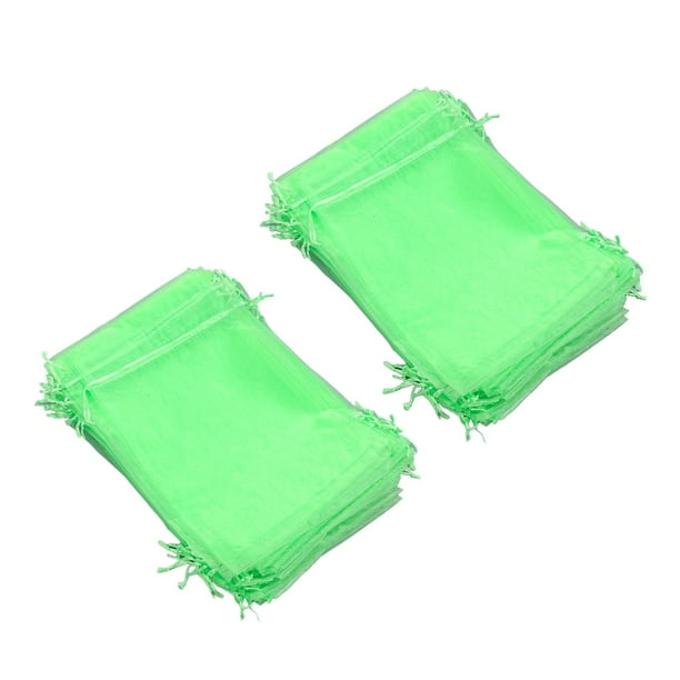 Bolsa Protección Frutas 100PCS Bolsa Barrera Malla Jardín Reutilizable Bolsas Malla Frutas con Cordón Malla Jardín Verde Bolsa Malla Cubierta Frutas para Plantas árboles ANGGREK Otros