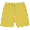 New Brooks Brothers Mens Garment-Dyed 11" Yellow Bermuda Shorts