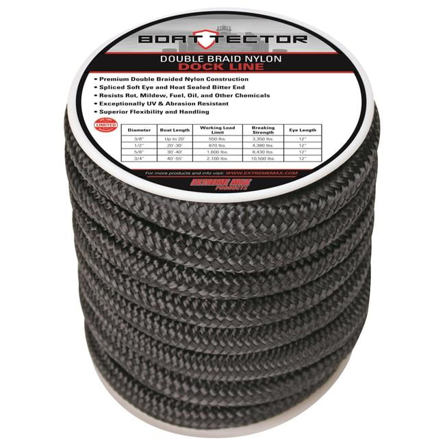 Shandong Santong Rope 34X30 BLACK DB 0.75 in. x 30 ft. Boat Tector