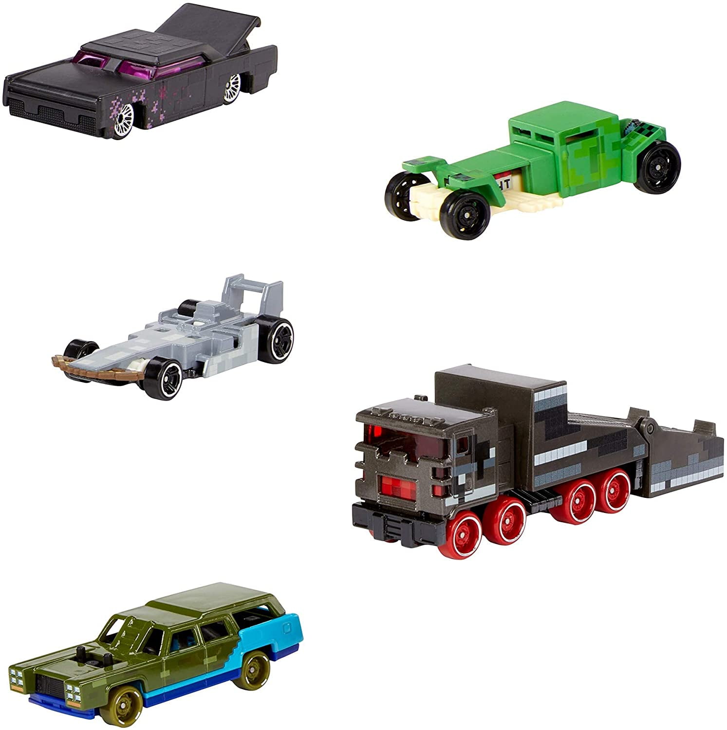 Carro Hot Wheels Minecraft Ocelot Mattel - Papellotti