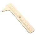 thumbnail image 1 of Yinanstore Handy Sliding Brass Vernier Caliper Ruler Measuring Tool Double/Single Scales Mini-Tasche Ruler 80mm 100mm 100mm Single, 1 of 8