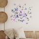 thumbnail image 4 of Pegatina de pared de flores, decoración del hogar, creativa, bricolaje, autoadhesiva, calcomanía de pared de acuarela, 4 of 9