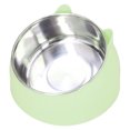 thumbnail image 2 of Cat Bowl Cat Food Bowl Stainless Steel Food Bowl Pet Heating Bowl Nordic Stainless Steel To Protect Cervical Spine Constant Temperature Cat Food Bowl US Plug 100-240V, 2 of 8