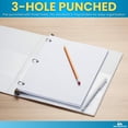 thumbnail image 4 of czcpp-Filler Paper 8 x 11 Wide Rule, Loose Leaf 3-Hole Punched Filler Paper, Legal Ruled, (200/Pack), 4 of 4