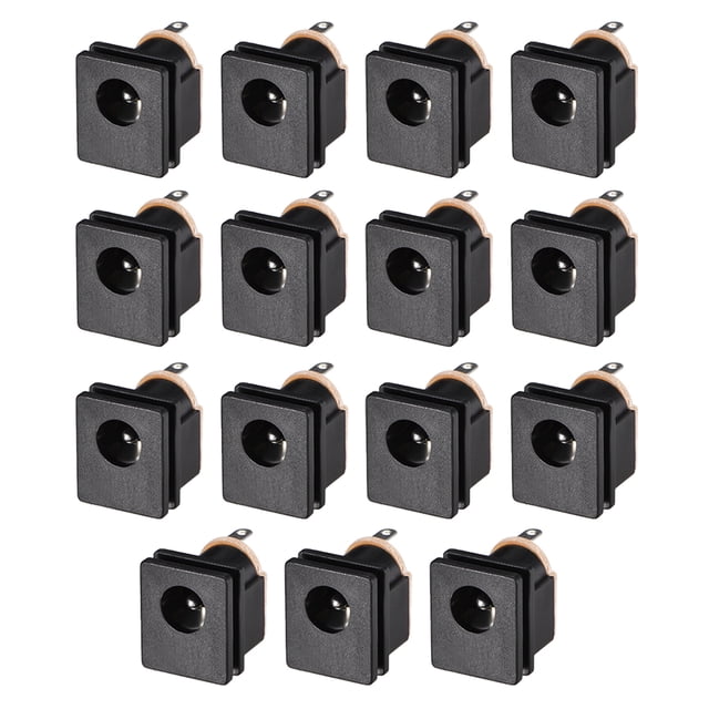 Conector de alimentación DC-015 5.5mmx2.1mm Socket 3Pin Hembra 10pcs