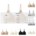 thumbnail image 6 of Lace Bras New Wireless Bras for Women's Adjustable Spaghetti Strap Push up Bralettes Lace Patchwork Lift Support Bra Daily Wear, 6 of 6