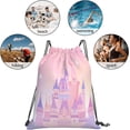 thumbnail image 5 of Drawstring Bags for Men Women, Lightweight Sport Gym Backpack for Sports Yoga Travel, 14x16 Inch, 5 of 5
