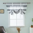thumbnail image 2 of FNGZ Light Filtering Curtains,Living Room Curtains,Beauty Roman Curtain Short Sheer Tie Up Window Balloon Shade Sheer Voile,Sheer Curtains, 2 of 9
