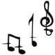 thumbnail image 3 of ColoMX 3pcs Música única de la música forma de forma de pared Candelador de vela decorativa de vela decorativa elección de regalos, 3 of 8