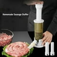 thumbnail image 3 of Manual Sausage Stuffer Hand Operated Sausage Maker with 4 Stuffing Tubes  Food Grade Material for Home Kitchen Restaurants, 3 of 7
