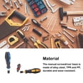 thumbnail image 3 of (6.35mm) Screwdriver Bit Holder Dismountable Portable Multifunctional PP/TPR Handle Bits Driver Small Hand Tool Quick Release Handles Red, 3 of 9