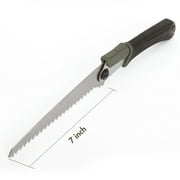 Ozark Trail 7-inch Stainless Steel Folding Handsaw, Silver,