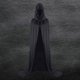 thumbnail image 4 of Capa unisex para mujer, larga, con capucha, para cosplay, Halloween, color liso, 4 of 6