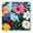 Color1001, variant on High Precision Body Weight Scale Smart Bathroom Scales with Large LCD Display(400lbs),Decorative for Bedroom-Various Flowers And Leaves On Black Background
