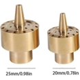 thumbnail image 3 of Fountain Pump Nozzle Set water Spray Heads fountain Nozzle Setting Brass Fountain Sprinkler Head Pond Pool Spray Nozzle Watering Misting Accessories(g, 3 of 5