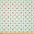 thumbnail image 2 of Ambesonne Coral Fabric by the Yard Microfiber, Classical Soft Polka Dots, 3 Yards, Coral Hot Pink White, 2 of 2