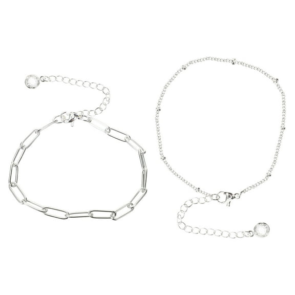 FRCOLOR Stackable Jewelry Gift Stylish Stainless Steel Bracelet Girls Swift