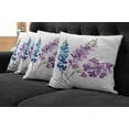 thumbnail image 2 of Ambesonne Floral Throw Pillow Cover 4 Pack, Watercolor Bouquet Art, 20", Multicolor, 2 of 6