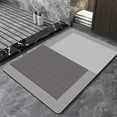 thumbnail image 2 of Nvzi Bathroom Rug Mat, Non-Slip Plush Shaggy Bath Carpet, Machine Wash Dry, Bath Mats for Bathroom Floor, Tub and Shower, Bathroom Runner BathMatAccessories Decor, Gray 06,16*24inch, 2 of 5