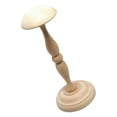 thumbnail image 3 of HILABEE Vintage Wooden Cap Helmet Hat Rack Holder Display Stands Standing M M, 3 of 7