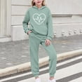 thumbnail image 4 of LVHAOGJOB Soft Sweatsuits for Teen Warm Hoodie Sweatshirts & Jogger Sweatpants 2 PC Pullover Girls and Boys Clothing Sets with Pockets, 4 of 4