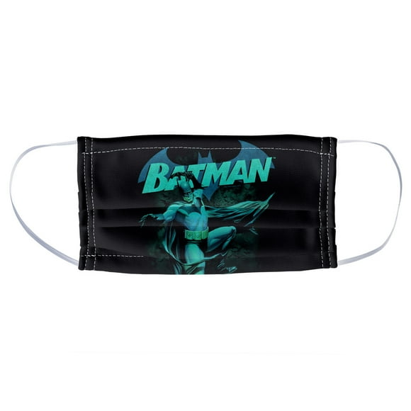 Batman Blue Bat 1-Ply Reusable Face Mask Covering, Unisex