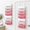 White-6-Tier, variant on 3-Tier White Rolled Towel Rack, Over The Door & Wall Mount Metal Organizer for Bathroom, RV, Camper