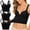 A5_Black, variant on VISALY 1Pc Longline Wireless Sports Bra Push Up Bralette Soft Everyday Underwear Yoga Running Bras Comfy Sleep Bra Longline Shaping Bra Wireless Workout Camisole Bra Wide Strap Seamless Bras Black L