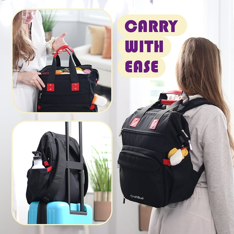 CraftBud Crochet Kit For Beginners With Backpack Organizer photo 3
