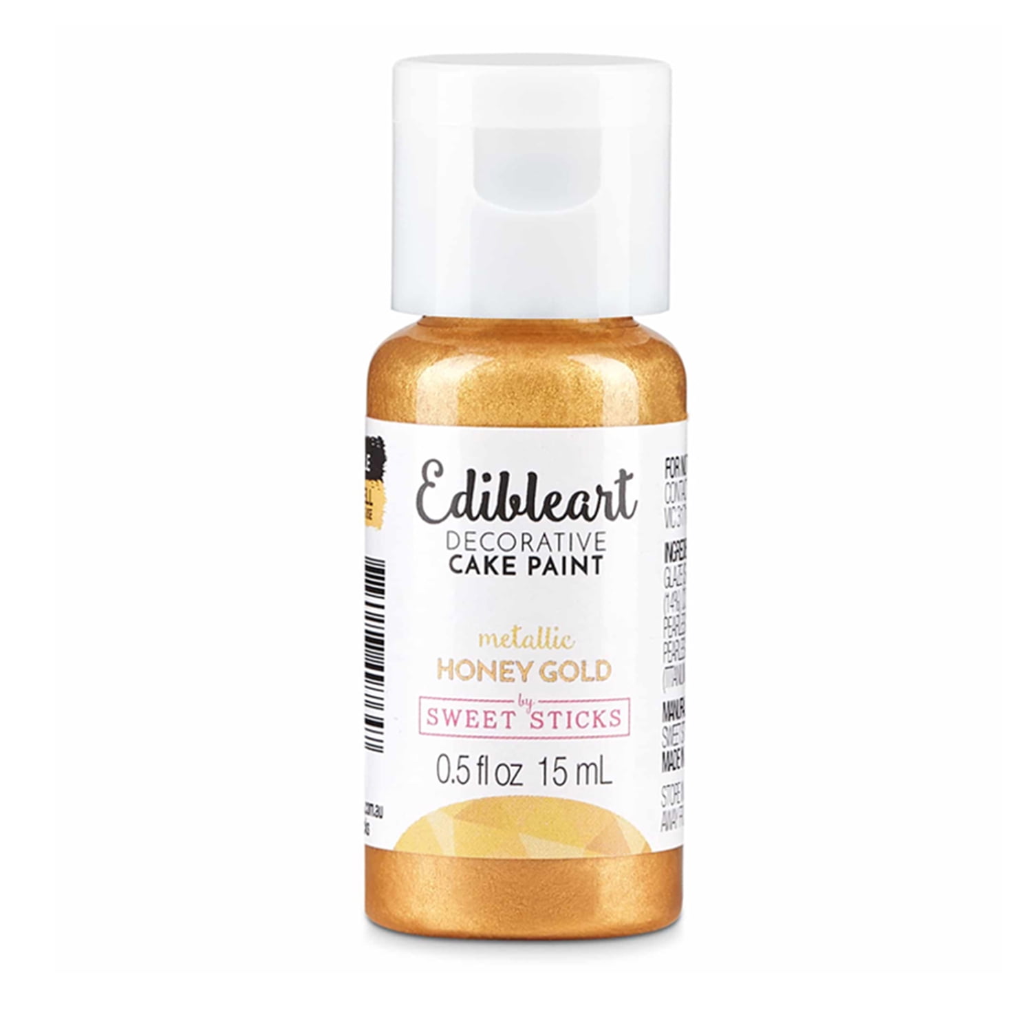 Edible Art Honey Gold Metallic Food Paint, 15ml