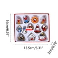 thumbnail image 4 of TopLLC Christmas Decorations Christmas Tree Decoration Pendant Box Wooden Pendant Window Props Ornaments Christmas Decorations Christmas Ornaments for Party Wedding Home, 4 of 4