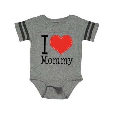 

Inktastic I Love Mommy Heart Gift Baby Boy or Baby Girl Bodysuit