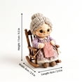 thumbnail image 4 of Cute Doll DIY Felt Patchwork Sewing Kit, Floral Cloth Rag Doll Making Set, Soft Fabric Cotton Filling, Farmhouse Style Handcraft Kit for Adult Beginners, 4 of 8