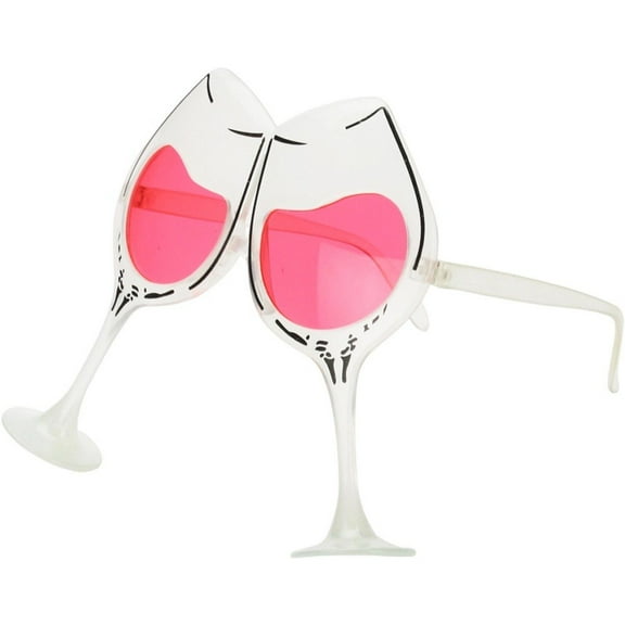Wine glass shaped sunglasses Wacky Glasses Night Club Colored Wine Sunglasses for Sunes Party Eyeglasses