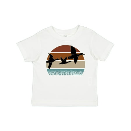 

Inktastic Duck Hunting Retro Sunset Hunter Gift Toddler Boy or Toddler Girl T-Shirt