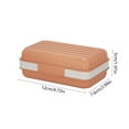 thumbnail image 3 of Soap Box with Lid Portable Travel Soap Case, Thickened Plastic Soap Holder with Cover, Waterproof & Leak-Proof for Bathroom Kitchen Hotel, Compact & Space-Saving, 3 of 6