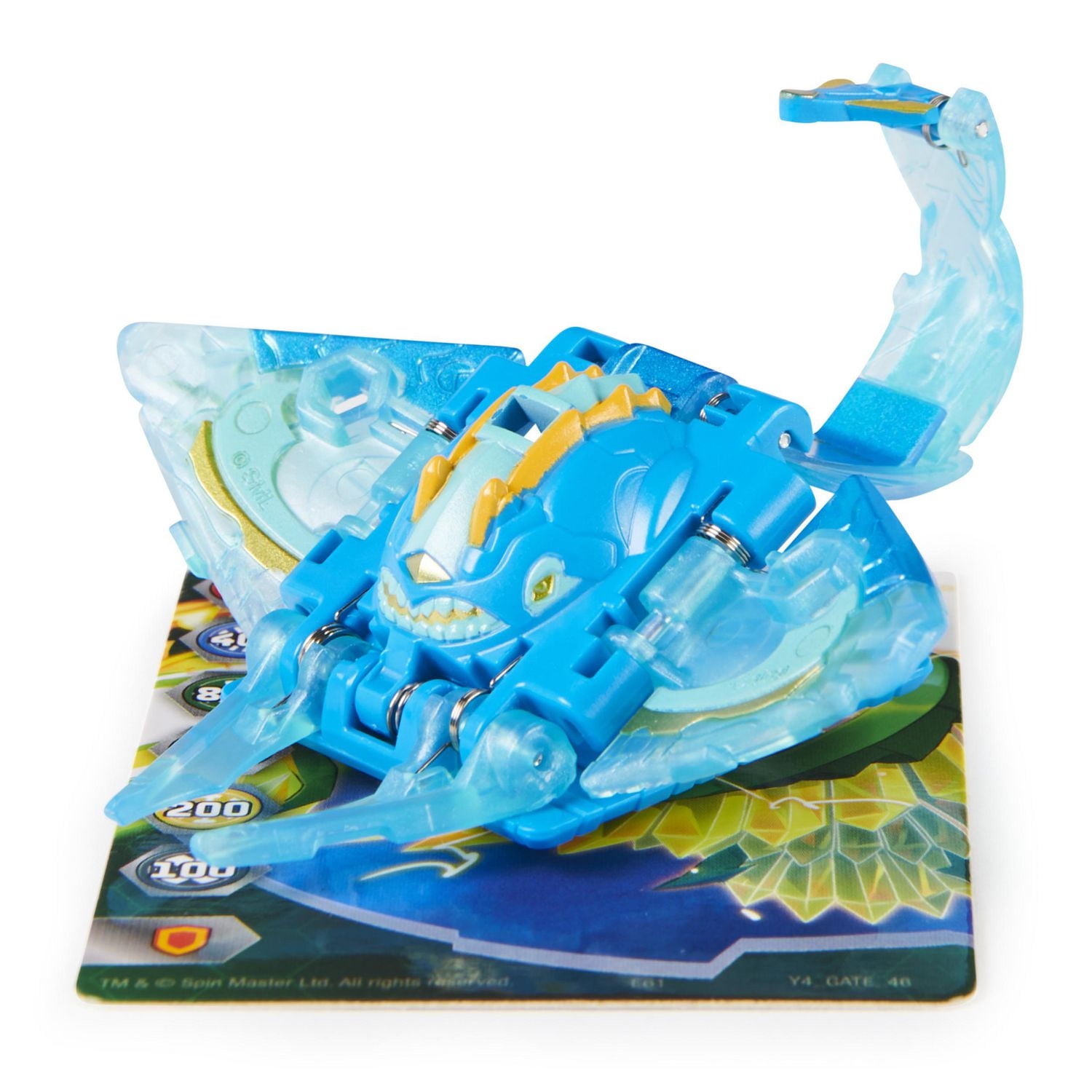 Bakugan Geogan, Stingzer, Geogan Rising, Figurine articulée et cartes à collectionner