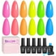 thumbnail image 1 of Set de esmaltes de uñas Beetles Neon Gel Bright Rainbow, 6 colores, 1 of 6