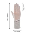 thumbnail image 3 of Women Sexy Black Dot Short Lace Lace Breathable Riding Sunscreen Wedding Gloves, 3 of 3