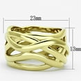 thumbnail image 2 of IP Gold(Ion Plating) Stainless Steel Ring with No Stone for Women Style TK1107, 2 of 4
