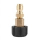 thumbnail image 2 of 4X Juego de Adaptadores para Lavadoras A Presión, Conector Rápido, M22 14mm Giratorio A Conexión Métrica M22, M22-14 Giratorio + Enchufe de 3/8 Pulgadas, 5000 PSI, 2 of 8
